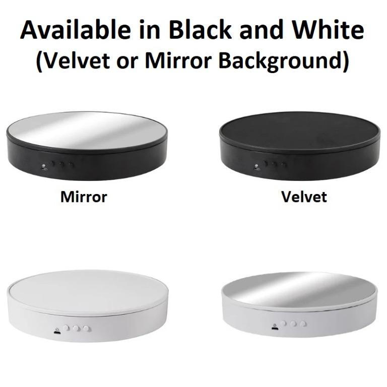 HoliCRAFT USB Turntable Revolving Display Stand (360 Degree Motorized ...