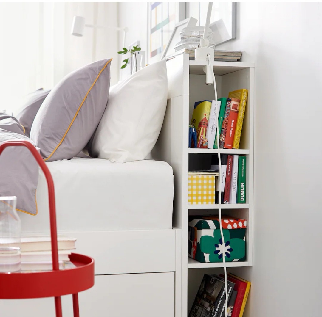 Ikea bedhead with storage for 150, Furniture & Home Living, Furniture