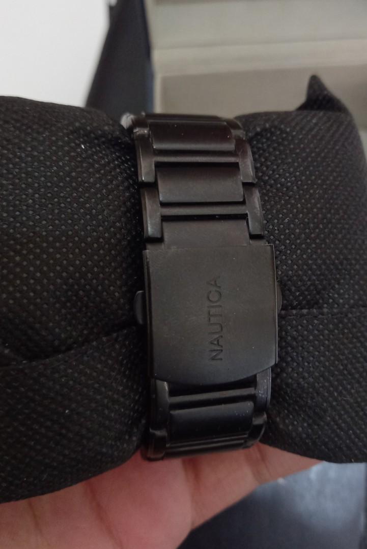 Jam Nautica A17059 original, like new, Fesyen Pria, Jam Tangan di Carousell