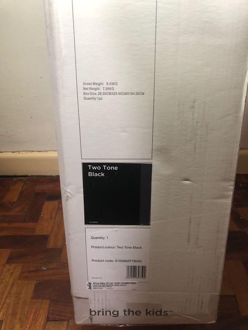 Joie nitro lx two tone deals black