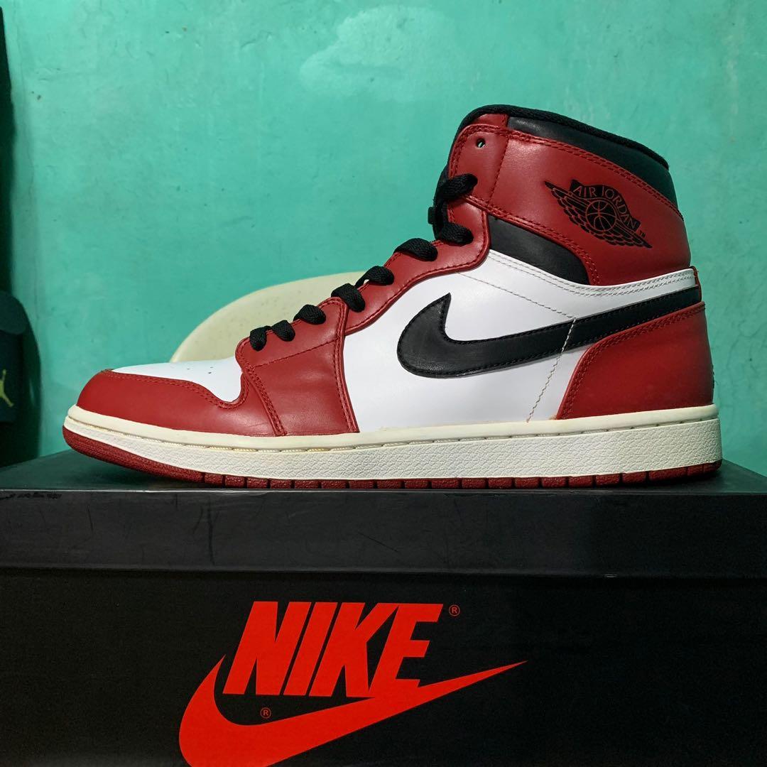 Jordan 1 high chicago 2013 Men s Fashion Footwear Sneakers on Carousell