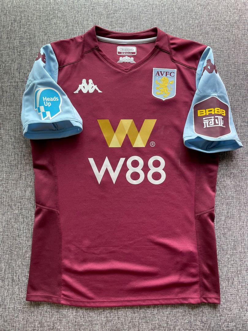 Ings 20 Size 2XL Football Kappa Home Shirt New Kappa Aston Villa Men's Shirt 