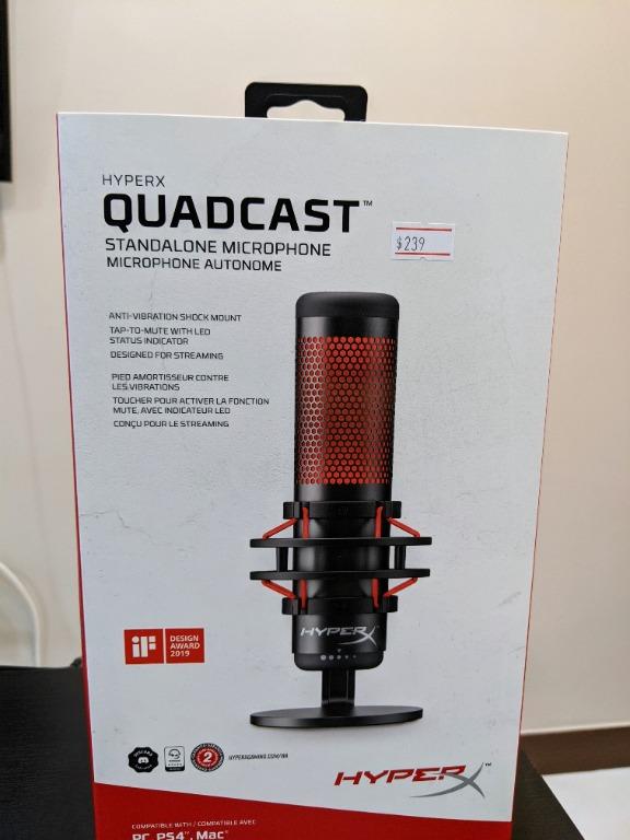 Kingston HyperX QuadCast (1year warranty left) USB Condenser Gaming
