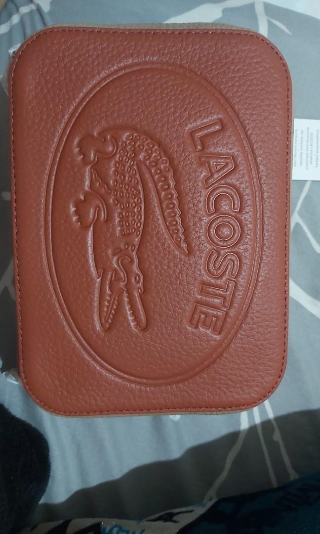 Lacoste Croc Crossbody bag 2021 (Category: Cross-body Bags) located in Santa Rosa. Submitted by kindshoppe (Listing ID 1107097580, Image 2). Description: NO SWAP STRICTLY SELLING ONLY For sale as is where is Women's Croco Crew Grained Leather Zip Shoulder Bag with Striped Strap A A detachable shoulder strap with contrast stripes turns this little Lacoste Women's Croco Crew Grained Leather Zip Shoulder Bag with Striped strap one of this season's m