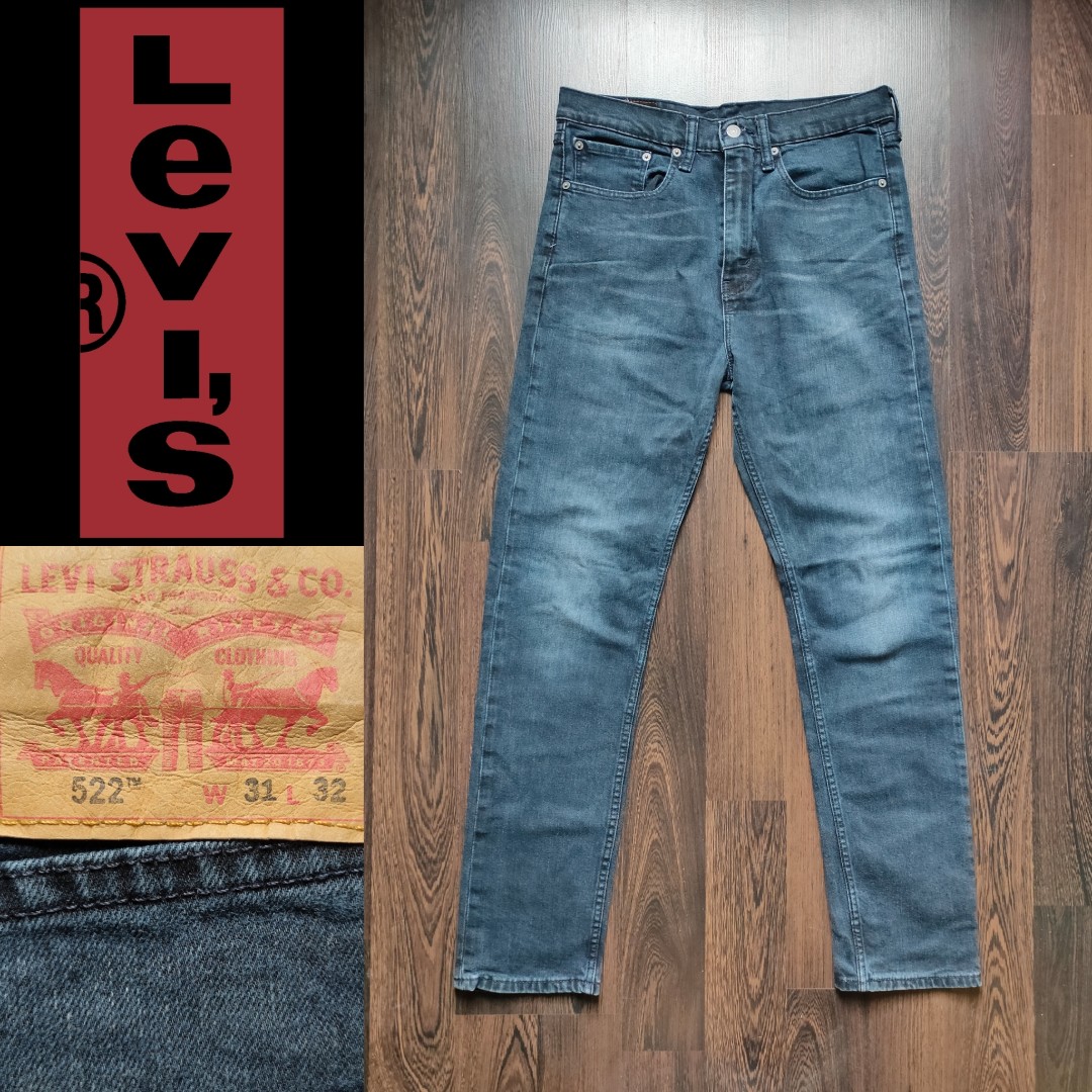 LEVI'S 522 Slim JEANS, Men's Fashion, Activewear on Carousell