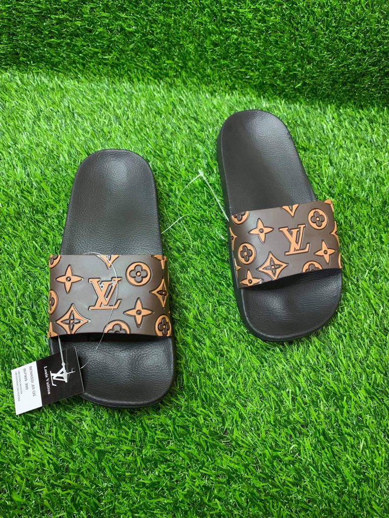 Louis Vuitton Sandals Waterfront Mules Peach Color Pool Slides LV 10 2021  New