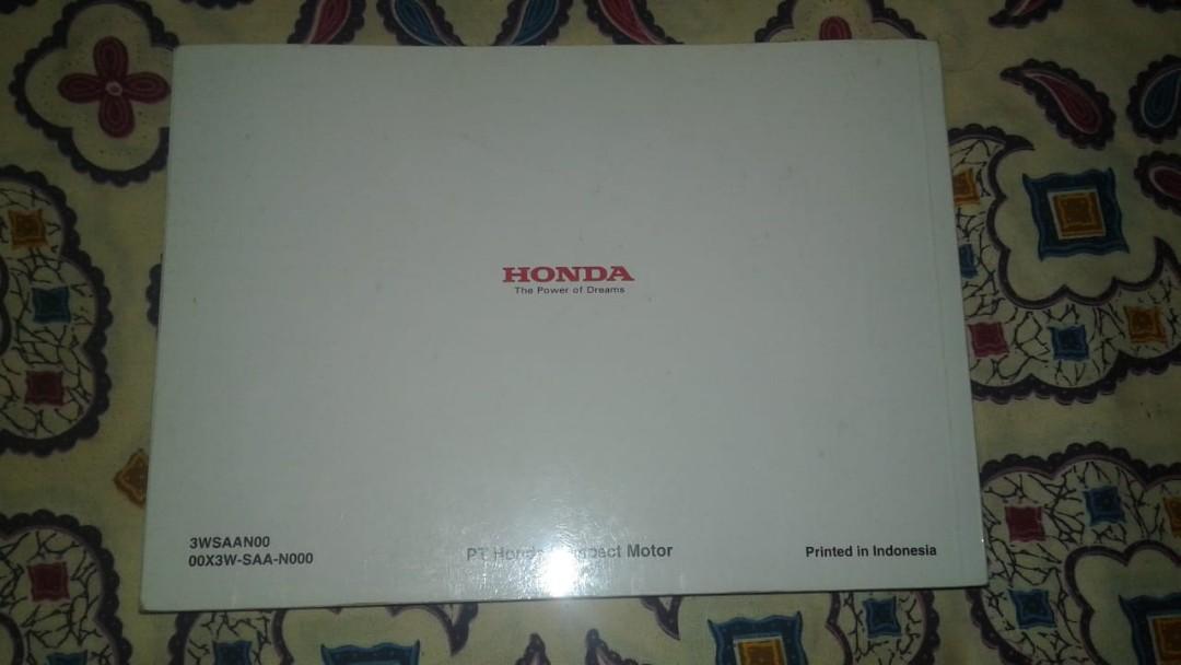 Manualbook Honda Jazz GD3 tahun 2004 2008 dan Buku service records