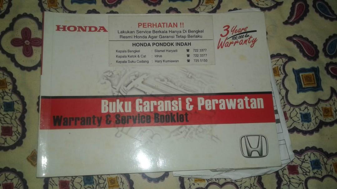 Manualbook Honda Jazz GD3 tahun 2004 2008 dan Buku service records