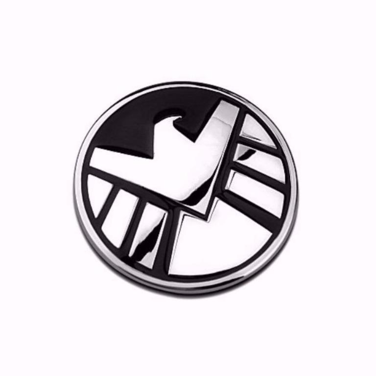 Marvel Agents of Shield Avengers Logo Metallic Car Emblem Decal
