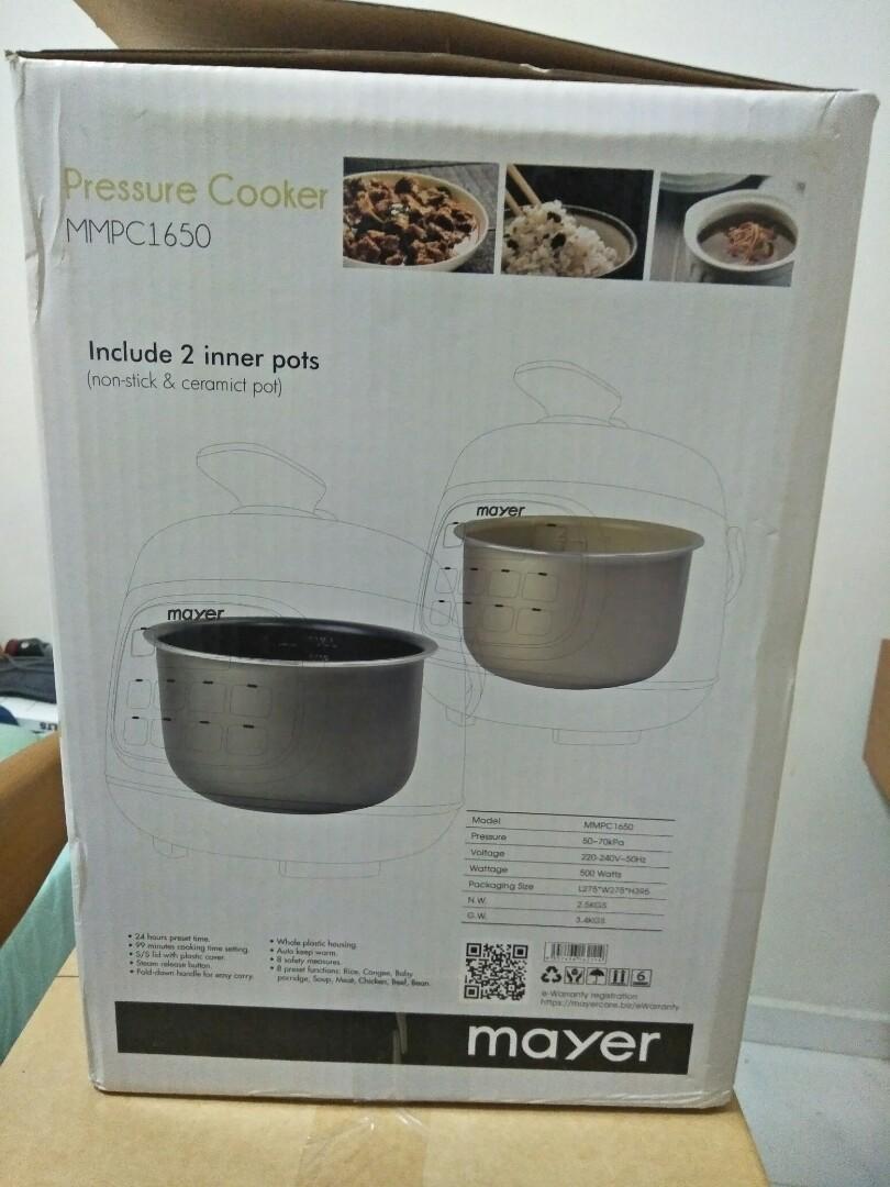 Mayer Pressure Cooker, TV & Home Appliances, Kitchen Appliances