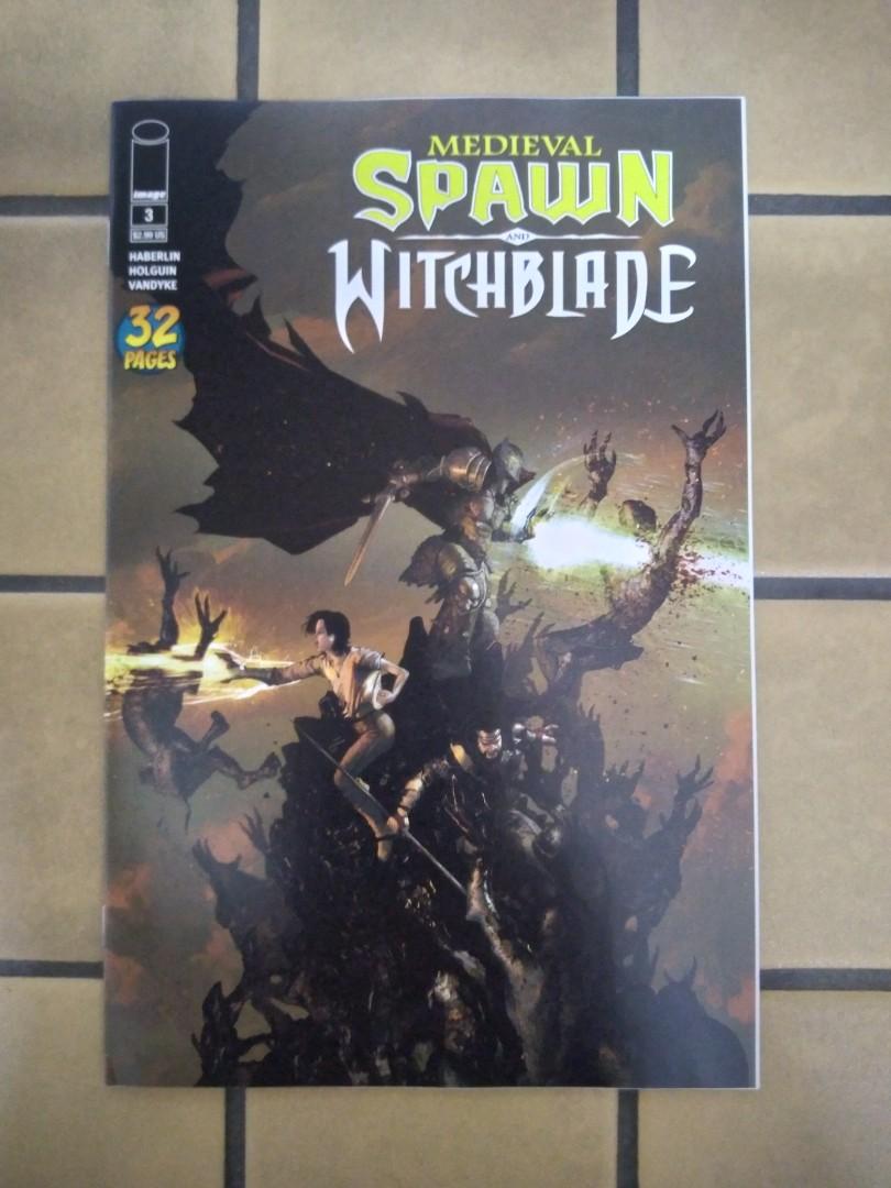 Medieval Spawn & Witchblade #3 ( Brian Haberlin - Cover Art ) Image Comics,  Hobbies & Toys, Books & Magazines, Comics & Manga on Carousell