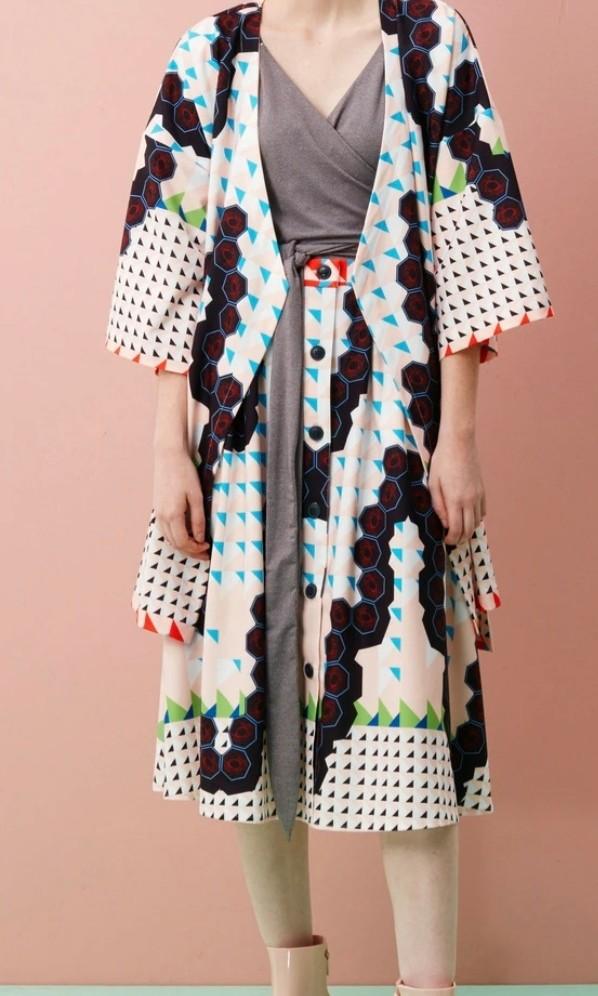 Midi kimono best sale jacket