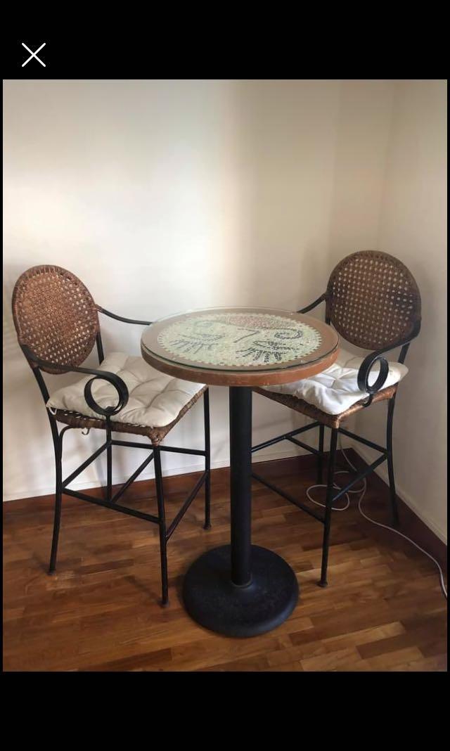 Mosaic bar table deals