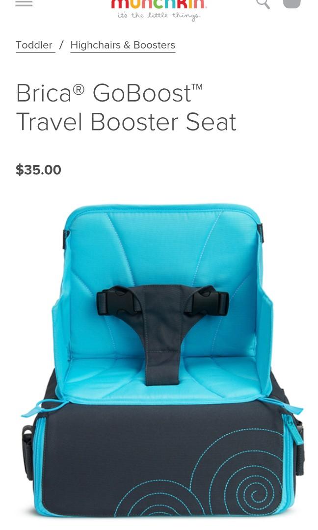 Munchkin Travel Booster Seat Babies Kids Going Out Other Babies Going Out Needs on Carousell