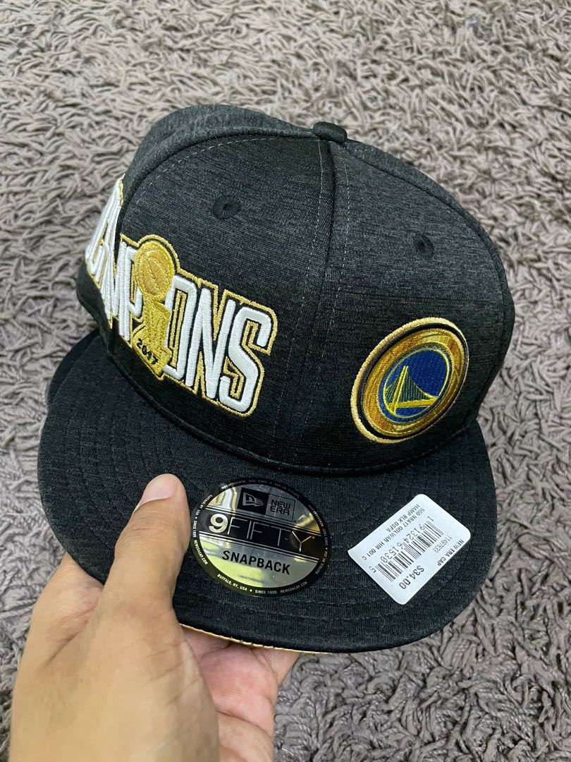 NBA Finals Champions Golden State Warriors New Era 2017 9FORTY Snapback Hat  Cap