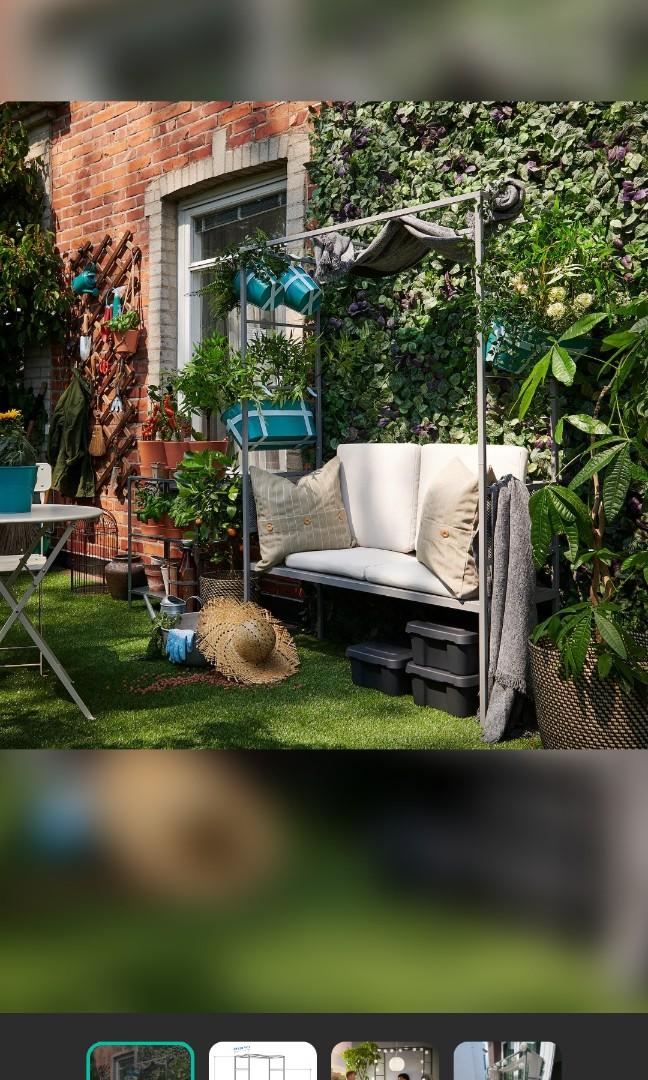 Ikea arbour best sale bench