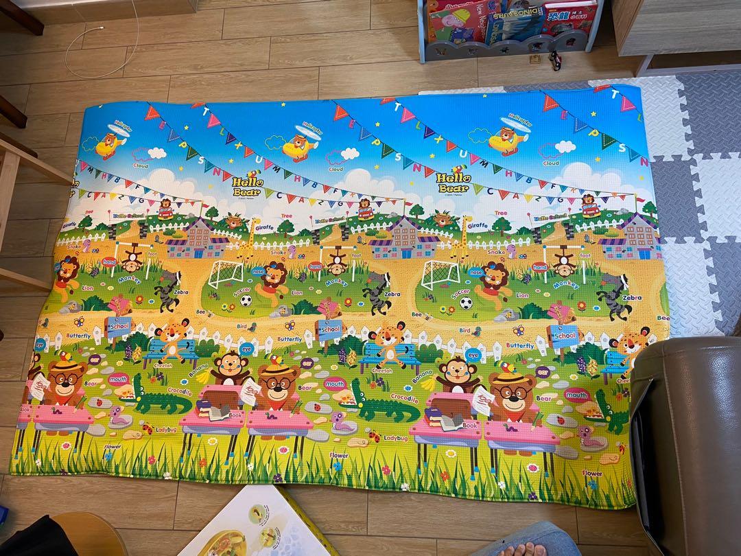 韓國Parklon 雙面無毒Playmat, 兒童＆孕婦用品, 洗澡及換尿片, 洗澡及換尿片 換片墊及相關用品 Carousell