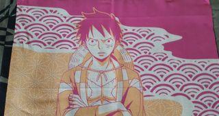 FINAL SALE! PRE-LOVED One Piece Cloth Banner - Luffy & Chopper Mugiwara Store exclusive design