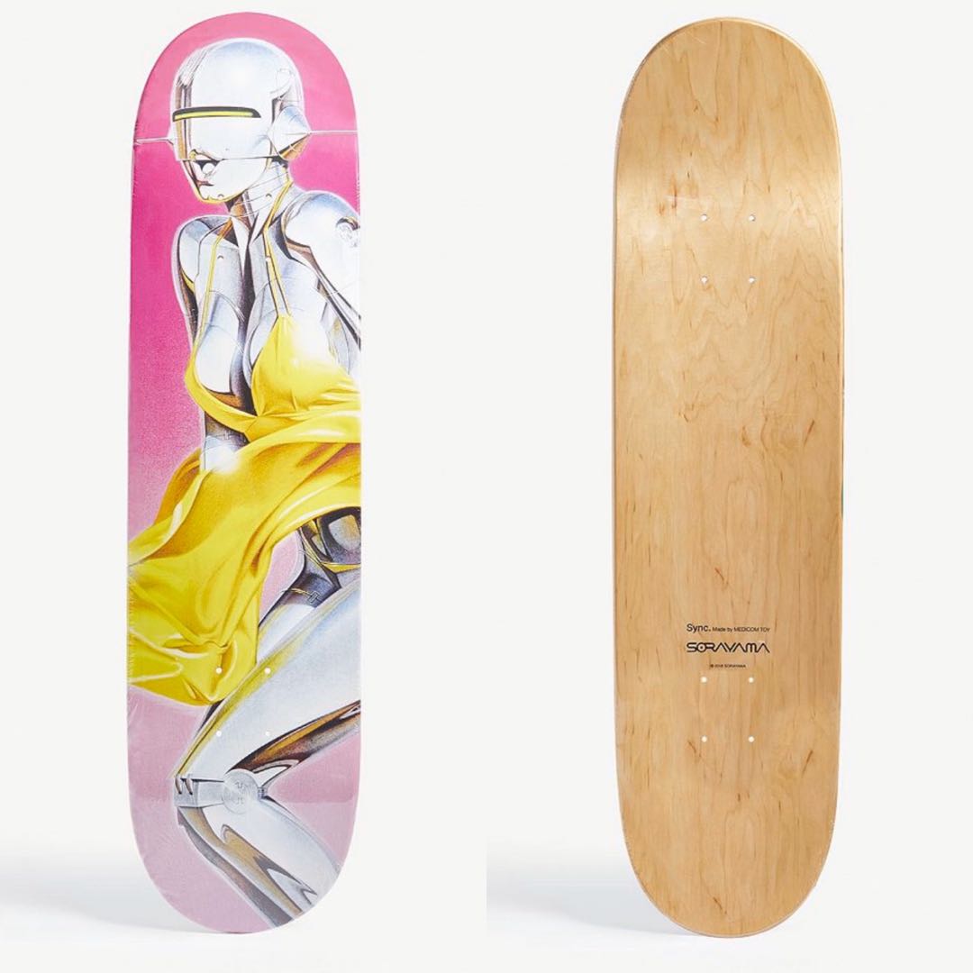 Preorder]Hajime Sorayama Sexy Robot 03 Skateboard Deck Multi