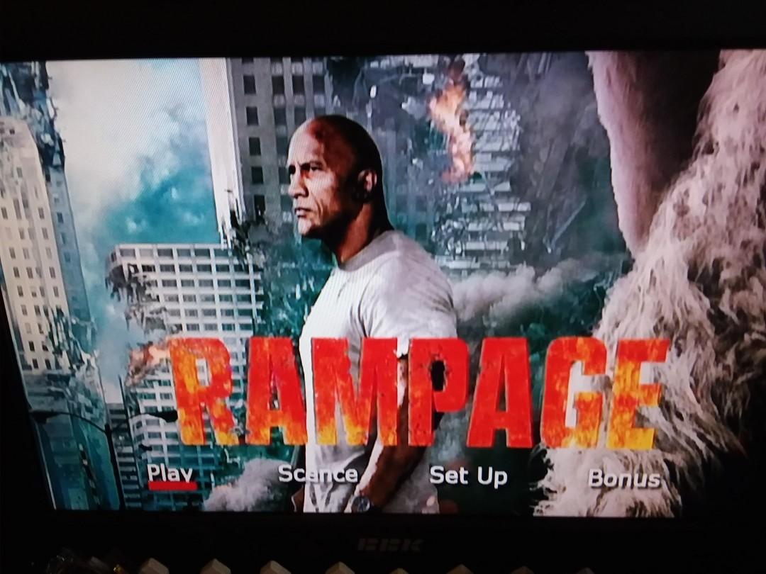 Rampage末日困獸戰dvd電影, 興趣及遊戲, 音樂、樂器& 配件, 音樂與媒體- CD 及DVD - Carousell