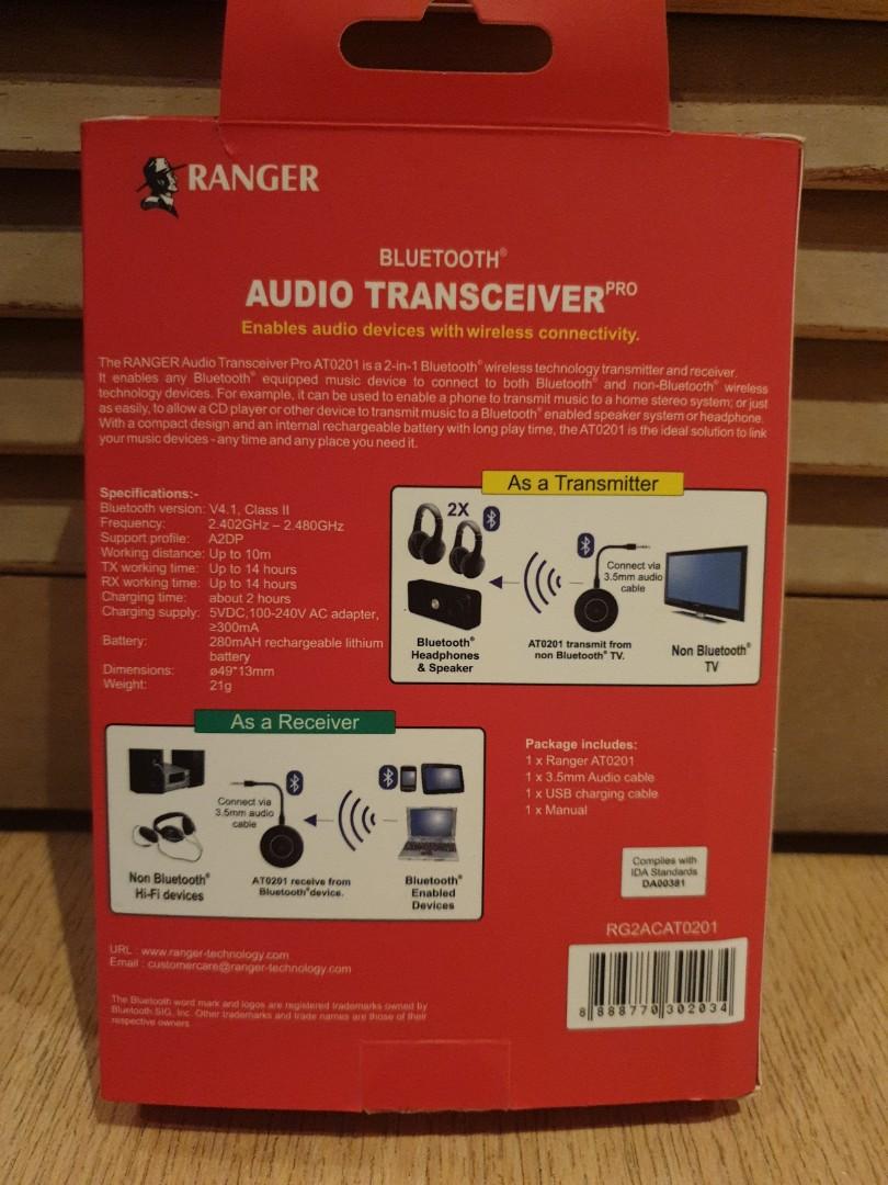 Ranger Bluetooth Transceiver, Audio, Portable Audio Accessories on ...