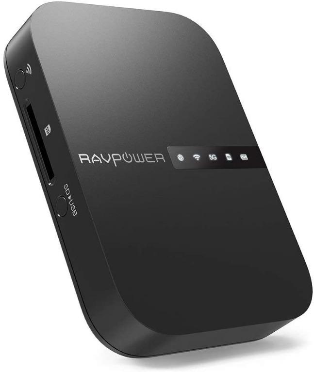 RAVPower FileHub, Travel Router AC750, Wireless SD Card, Computers ...