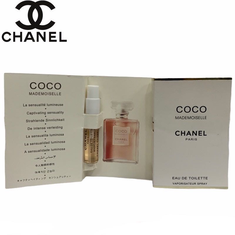 READY STOCK! Original Chanel Coco Mademoiselle Tester Perfume 2ml, Beauty &  Personal Care, Fragrance & Deodorants on Carousell