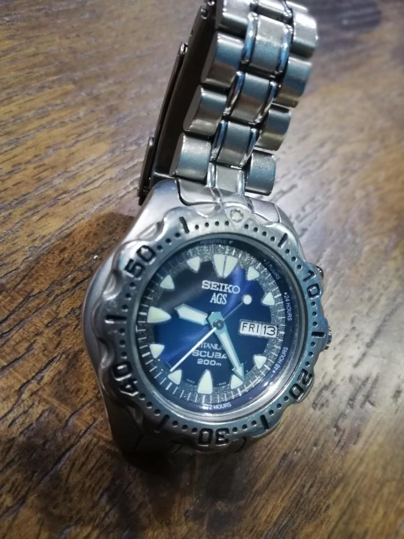 SEIKO AGS SCUBA, Men's Fashion, Watches & Accessories, Watches on Carousell