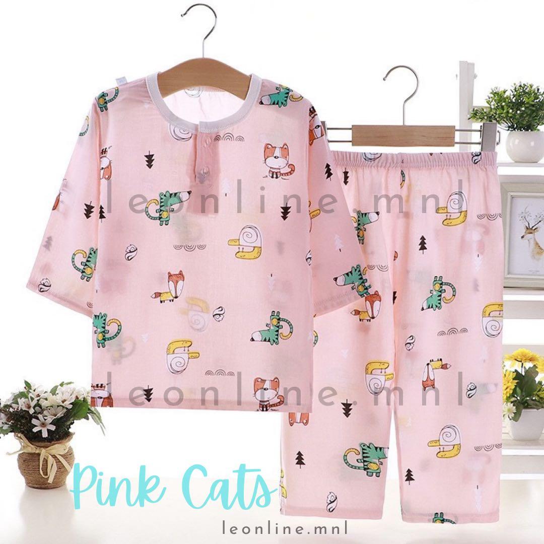 JanElla's PAJAMA SET BIG SIZE (4 to 9 Years Old) SLEEPWEAR TERNO for KIDS  BOYS 100% Cotton Made in Vietnam