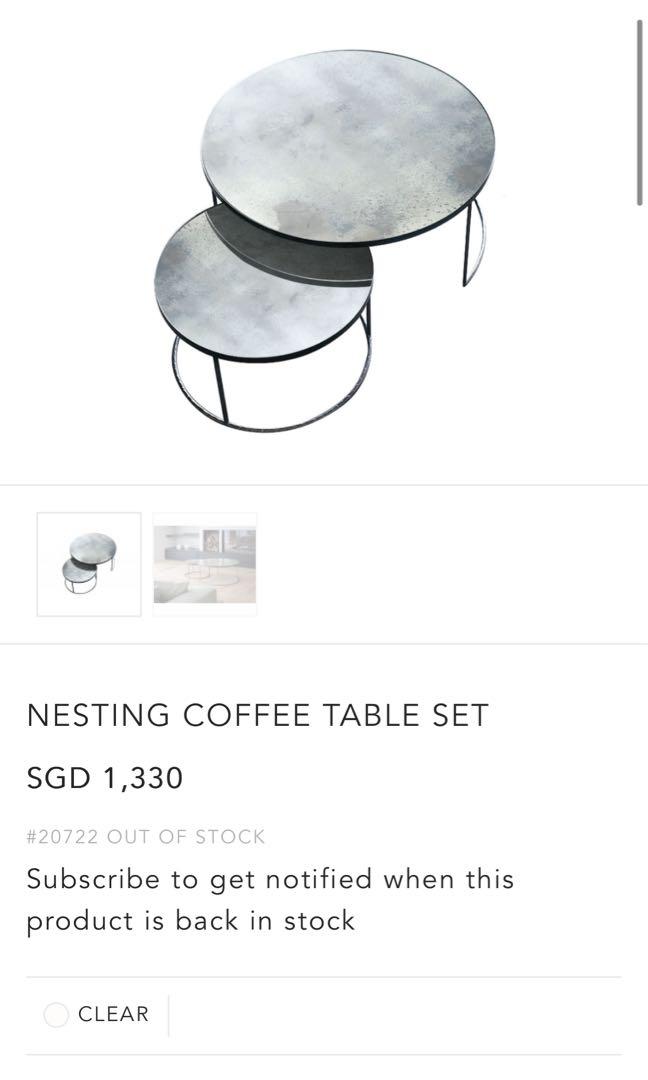 Soul & Tables Ethnicraft Notre Monde Coffee Table, Furniture & Home