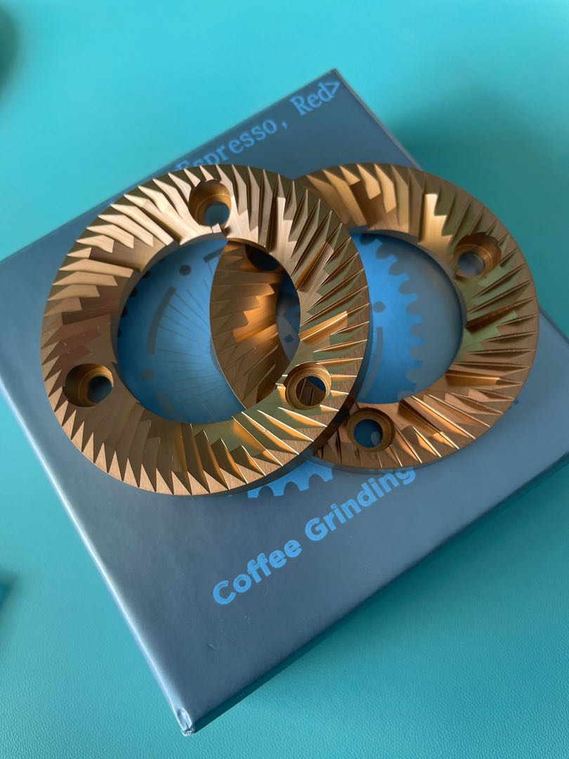 SSP High-Uniformity Espresso Grinding 83mm Flat Burrs (Red Speed