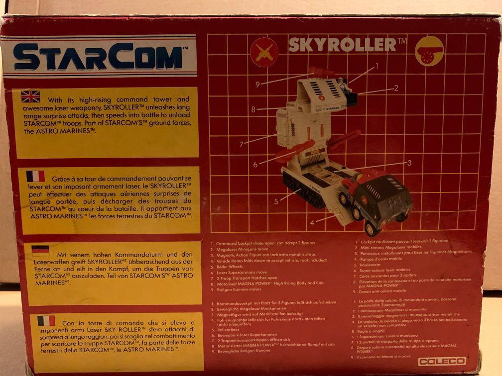 Starcom Coleco 1988 Skyroller MISB imperfect box brand new sealed Euro ...