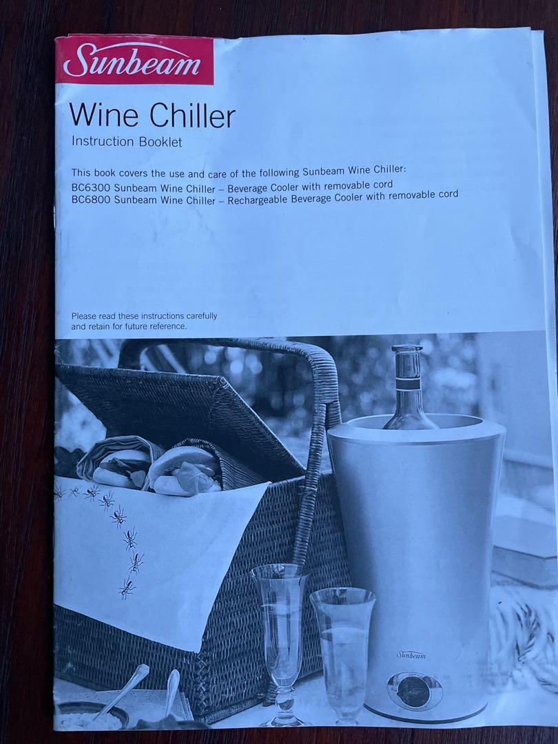 Sunbeam Electric Wine Chiller BC6800, TV & Home Appliances, Kitchen