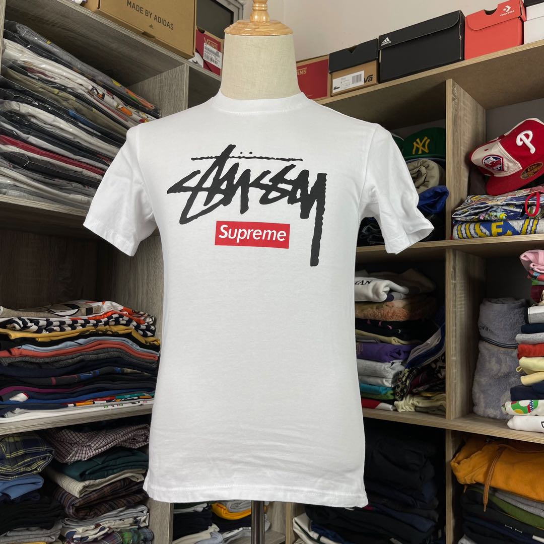 Supreme x Stussy Men s Fashion Tops Sets Tshirts Polo
