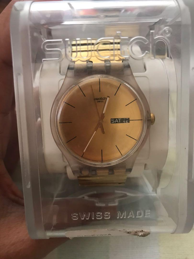 Swatch gold on sale stretch band