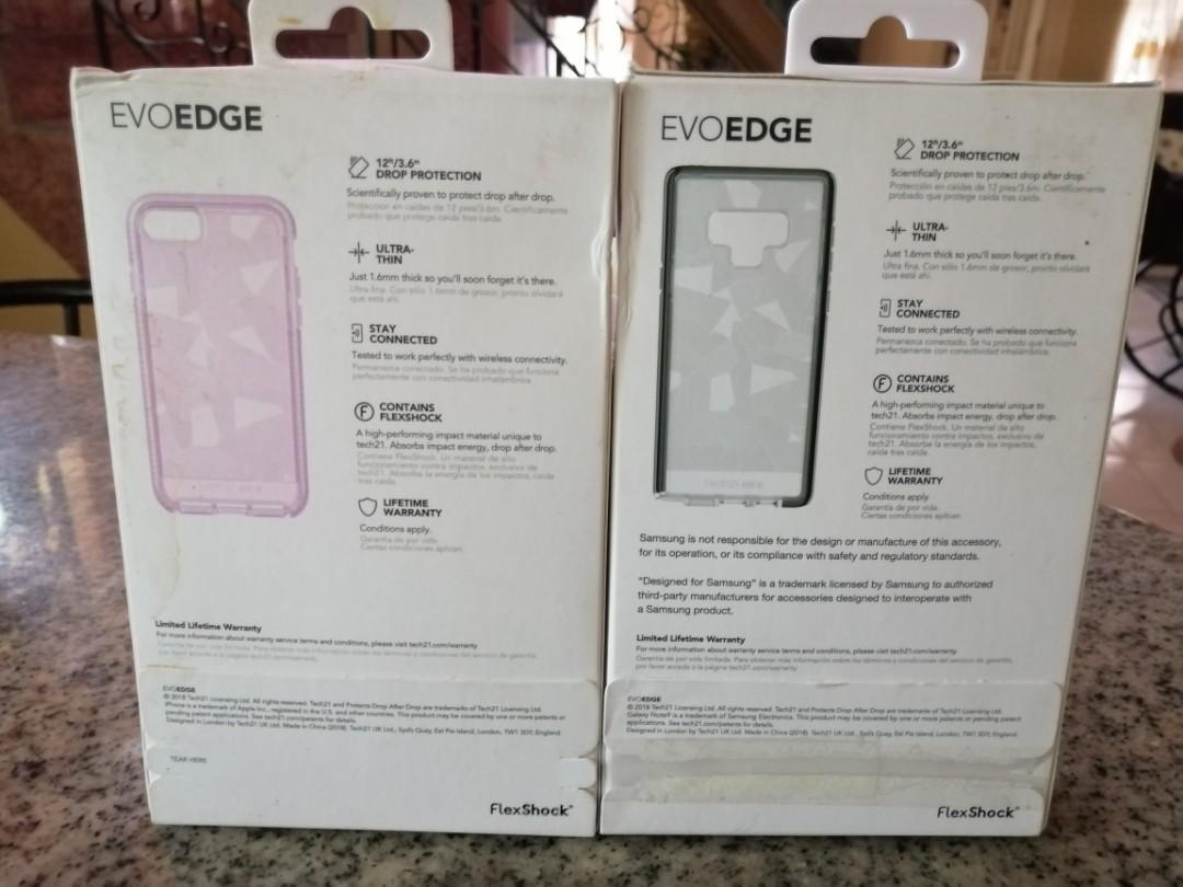 Tech 21 I phone/ Note9 (Category: Cases & Sleeves) located in Bacoor. Submitted by scmom (Listing ID 1107037482, Image 2). Description: Onhand For IPhone 7/8 lilac 2 pcs IPhone 7 plus/8 plus black 1 pc Samsung Galaxy Note 9 Black 1 pc Gray 1 pc Credit to the owner 2 last pix.