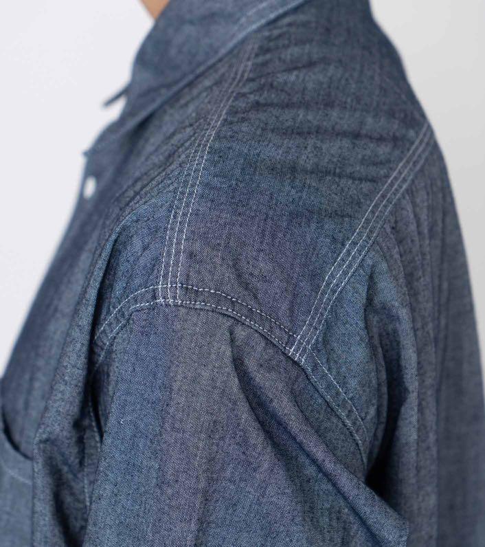 🇯🇵日本紫牌The North Face Purple Label Indigo Dungaree Shirt牛仔