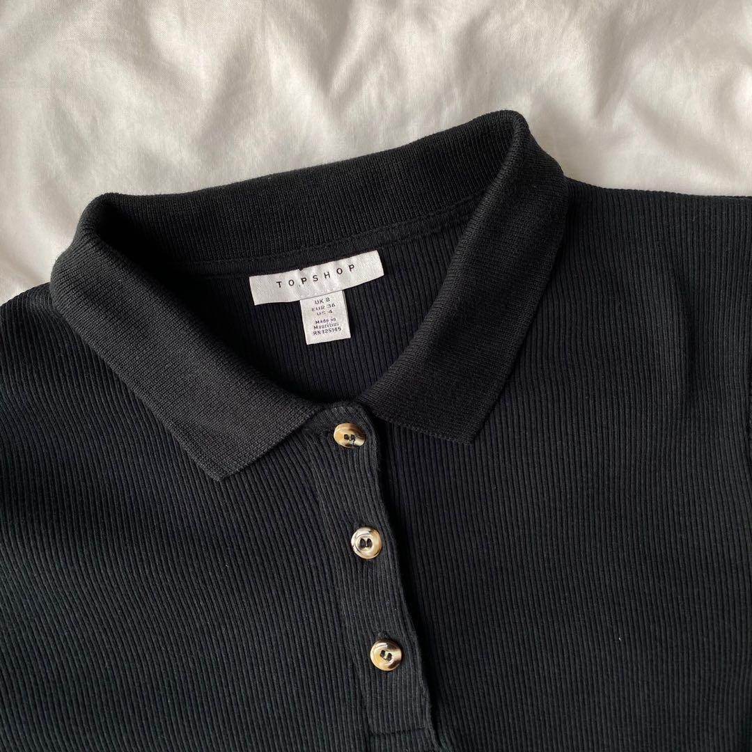 topshop polo top