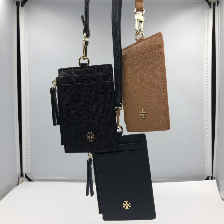 New Tory Burch Original Lanyard with zipper / Hanging bag / work ID /  classic / Name tag holder Come With Complete Set Suitable for Gift ,  Women's Fashion, Bags & Wallets,