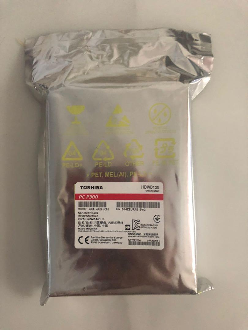 Toshiba HDWD120 2TB, Computers & Tech, Parts & Accessories, Hard Disks ...