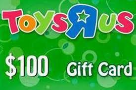 ToysRUs gift Card worth $100 toys R Us purchase, Tickets ...