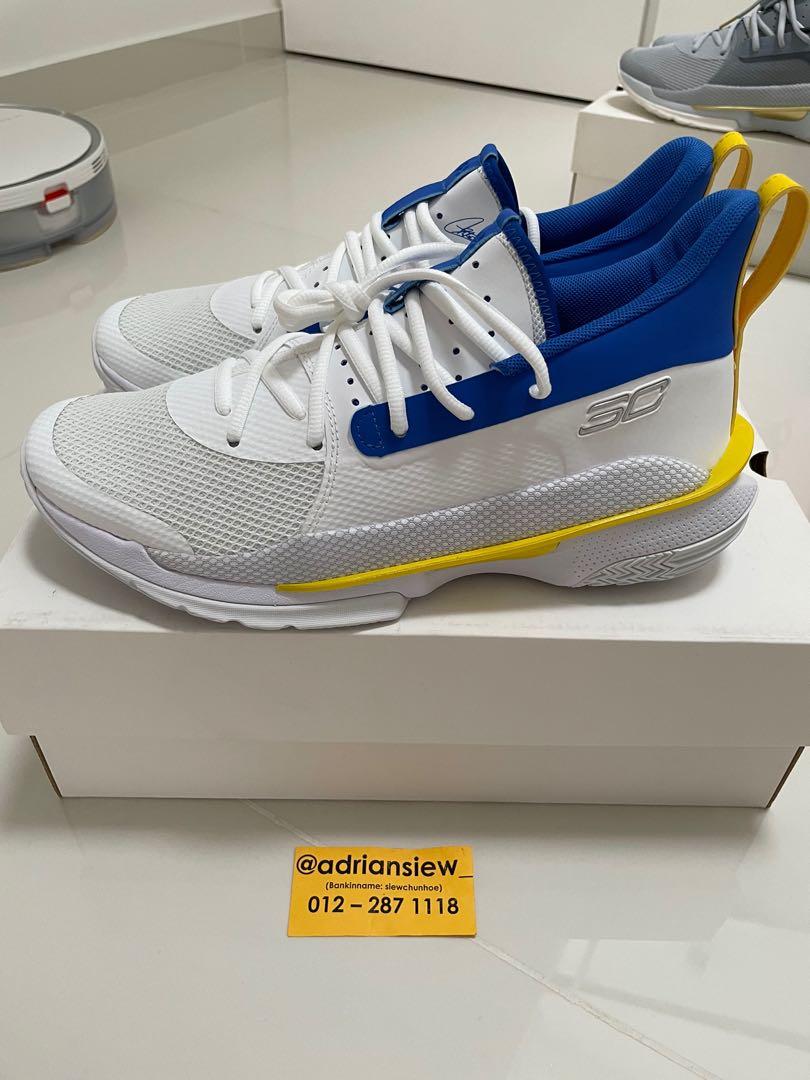 Curry 7 blue and yellow online