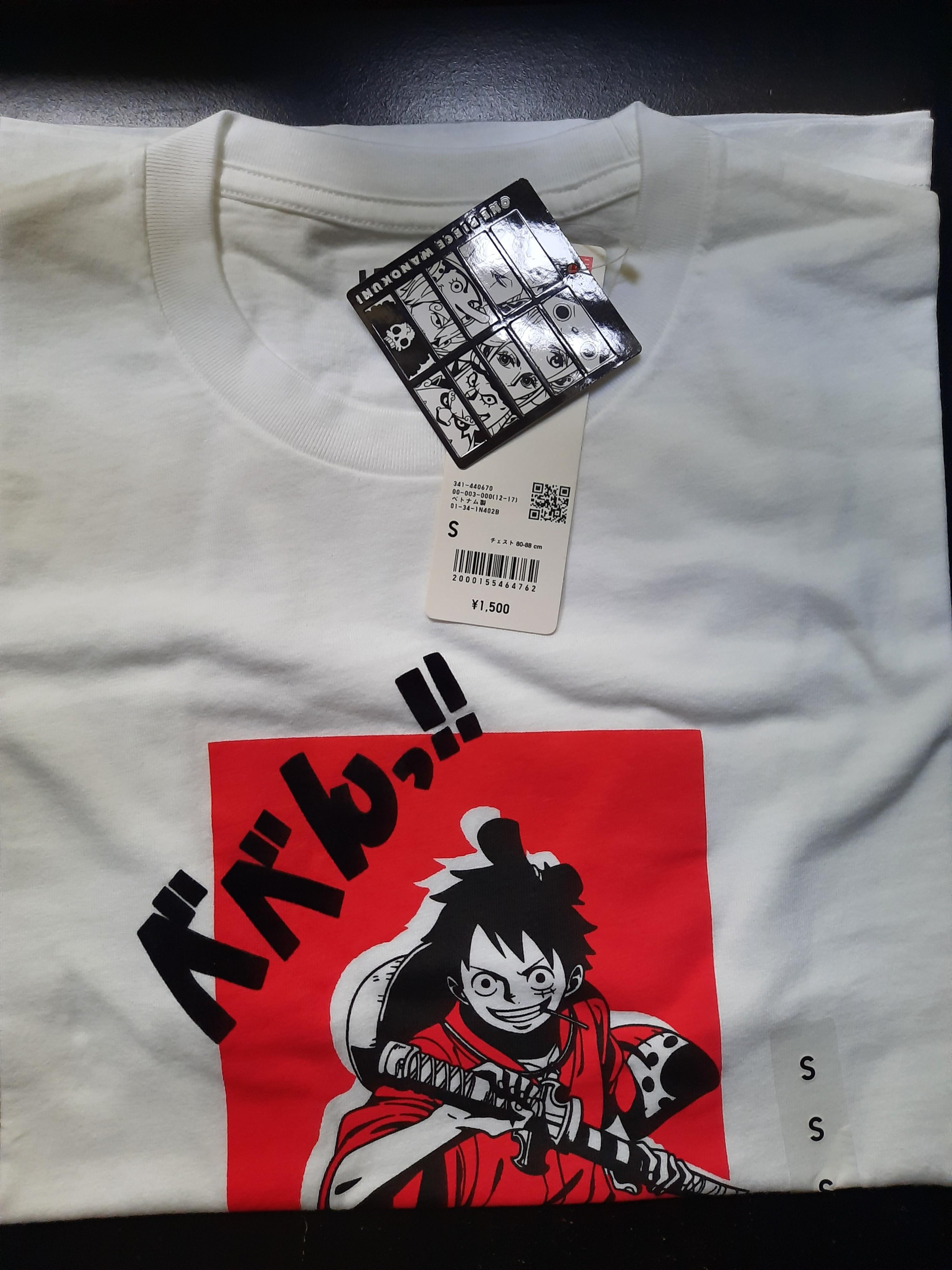 Uniqlo Ut X One Piece Wanokuni Luffy Taro Men S Fashion Clothes Tops On Carousell