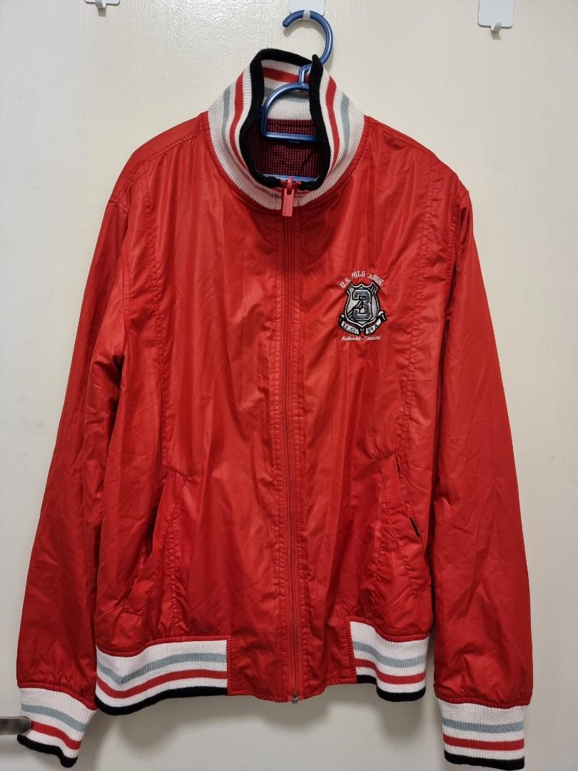 us polo red jacket