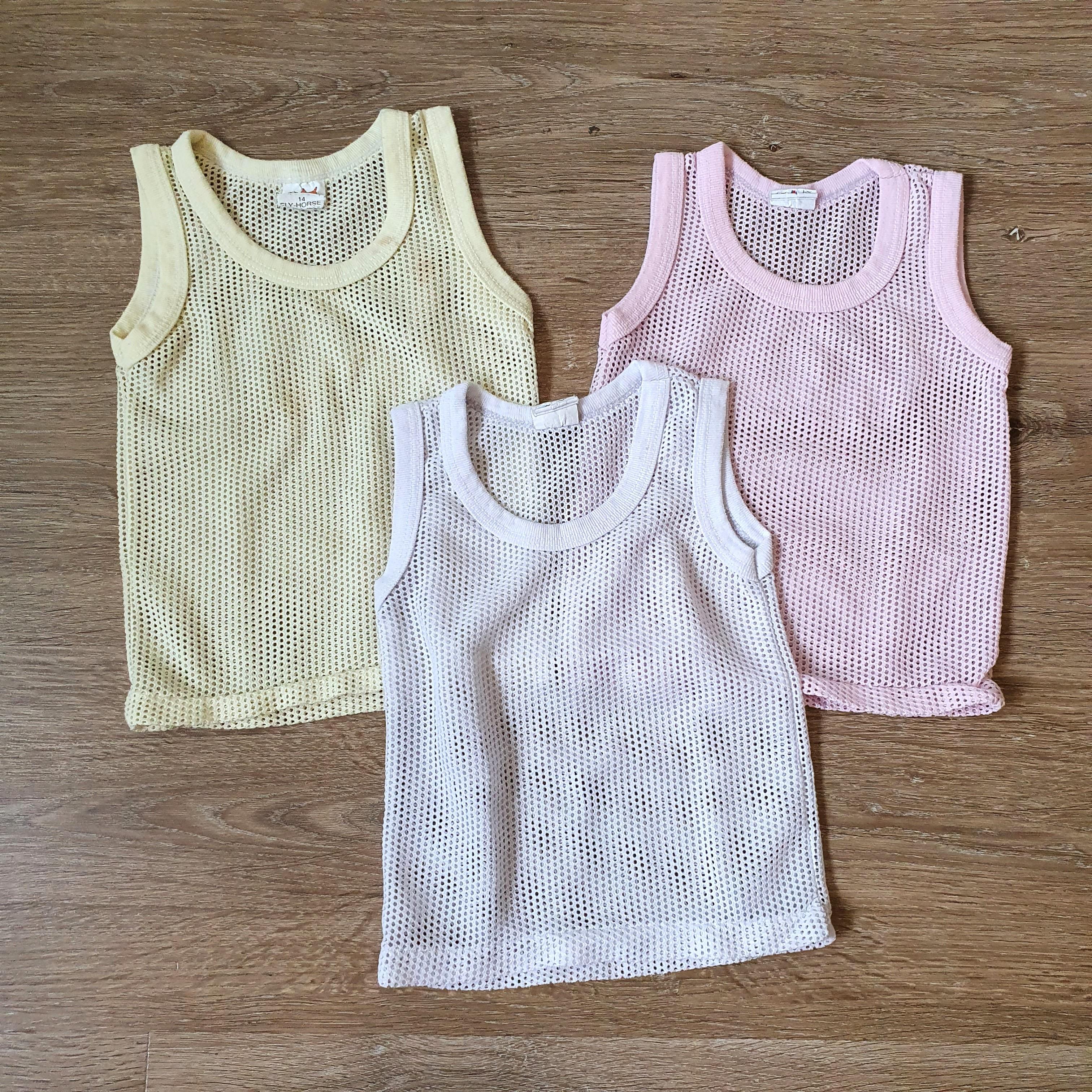 Value Bundle of Baby Singlets (with airy holes), Babies & Kids, Babies ...