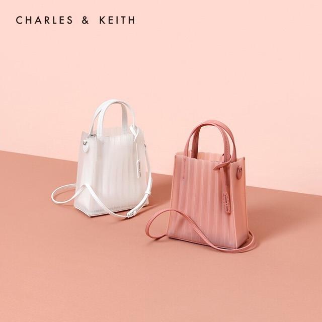 Charles and keith deals translucent bag