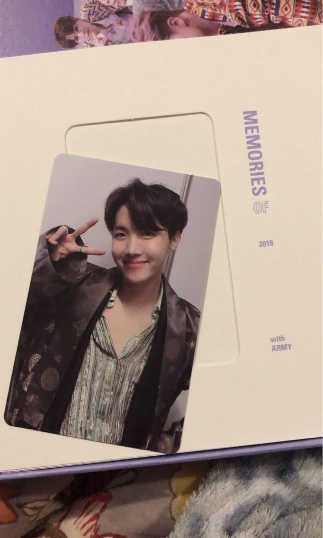 Wtb/Lf Bts Memories 2018Blu Ray Photocard Jhope, Hobbies & Toys,  Collectibles & Memorabilia, K-Wave On Carousell