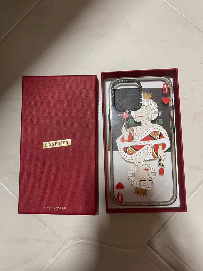 WTS Casetify Queen Of Hearts Impact Case, Mobile Phones & Gadgets