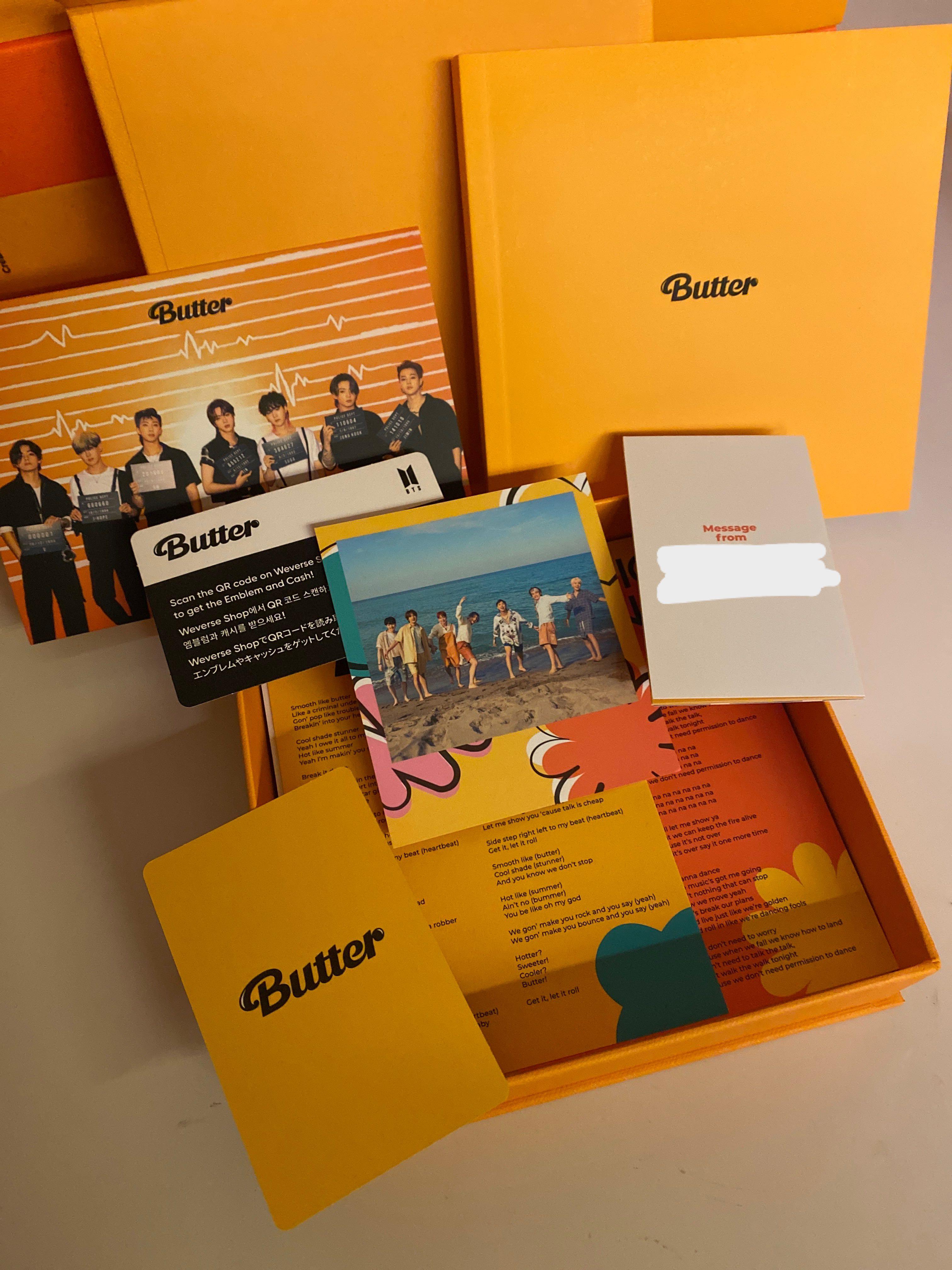 [WTS] PCs INCLUDED BTS Butter Unsealed Albums, Hobbies & Toys