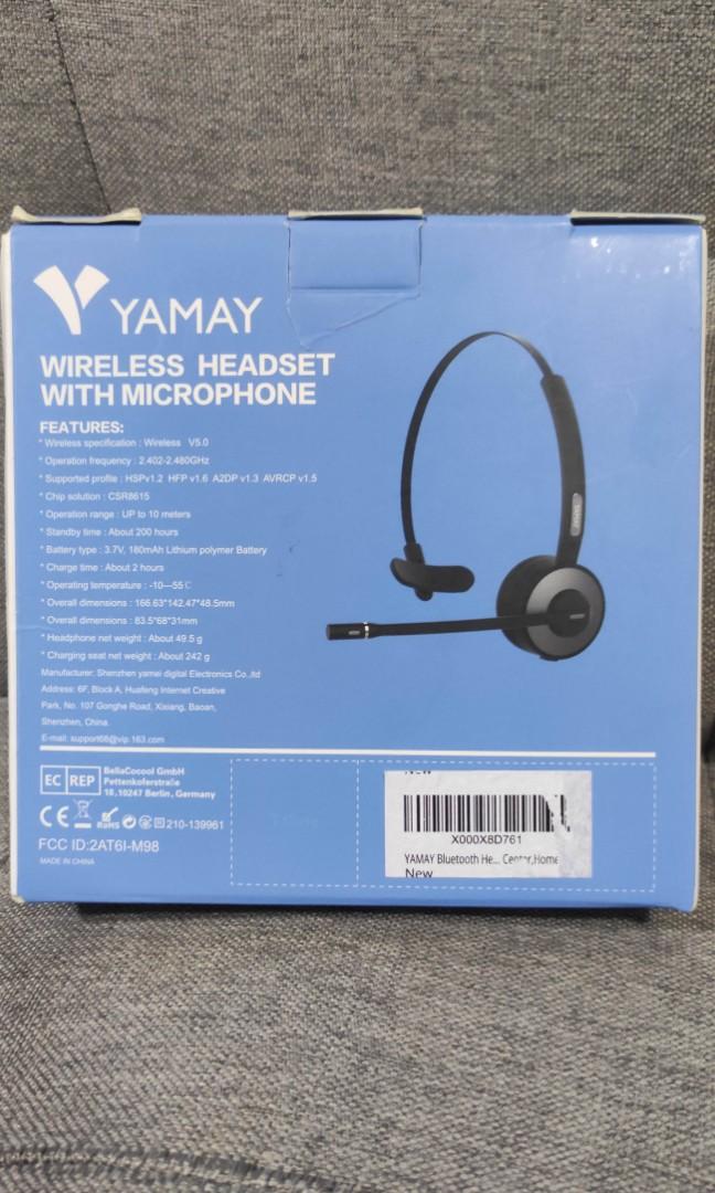 YAMAY , (wireless headset with microphone), Audio, Headphones